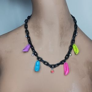 Vintage Barbie Doll High Heel Shoe Necklace.